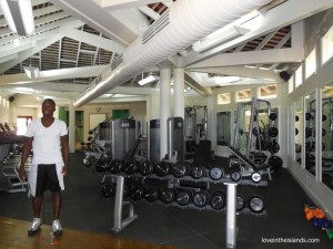 Sandals Halcyon St. Lucia fitness center